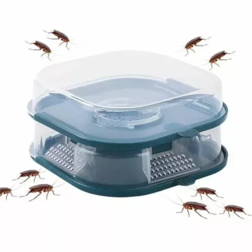 Boîte d’appât anti cafards réutilisable – Élimination efficace et durable des nuisibles sans produits toxiques