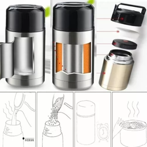 Boîte repas isotherme portable pour trajet en voiture – Gardez vos plats chauds ou frais en déplacement sans effort