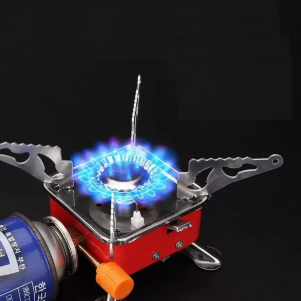 Brûleur à gaz compact randonnée – Ultra léger et pliable pour cuisine outdoor facile et rapide