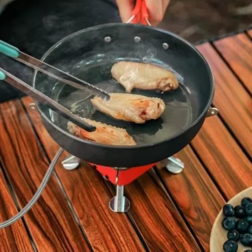 Brûleur à gaz compact randonnée – Ultra léger et pliable pour cuisine outdoor facile et rapide