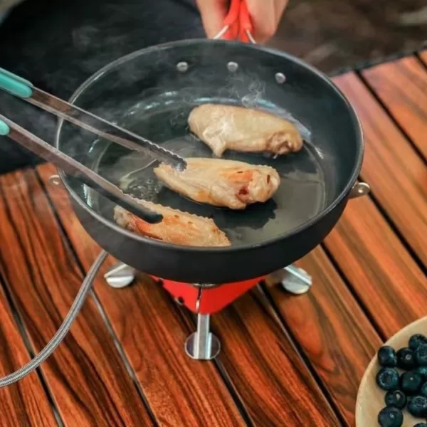 Brûleur à gaz compact randonnée – Ultra léger et pliable pour cuisine outdoor facile et rapide