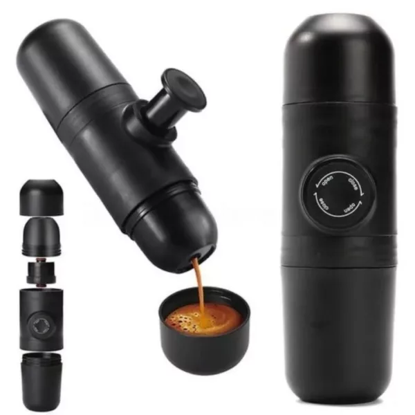Cafetière portable manuelle pour camping – Café chaud en pleine nature, sans électricité, compact et léger