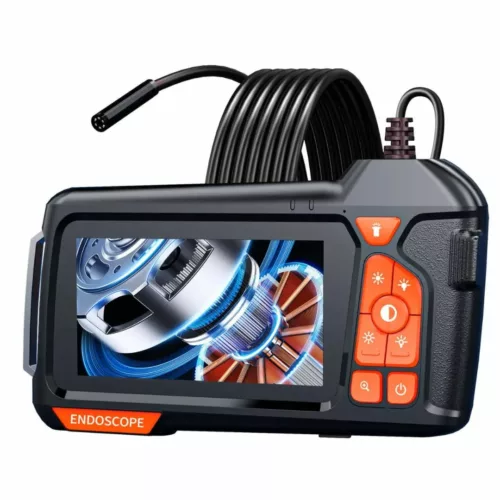 Caméra d’inspection flexible avec éclairage led – Vision claire dans les moindres recoins – Idéale plomberie et mécanique - 2 m