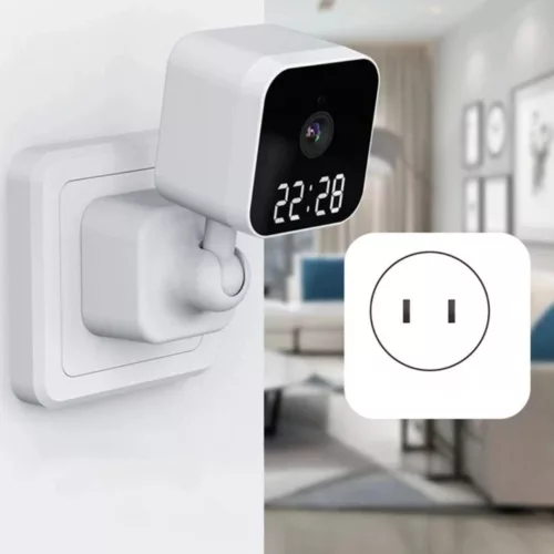 Caméra espion cachée dans horloge murale – Surveillance discrète 24h/24 pour protéger votre maison efficacement