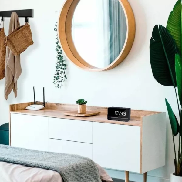 Caméra espion cachée dans réveil numérique – Surveillance discrète HD pour maison ou bureau – Sécurité invisible 24h/24