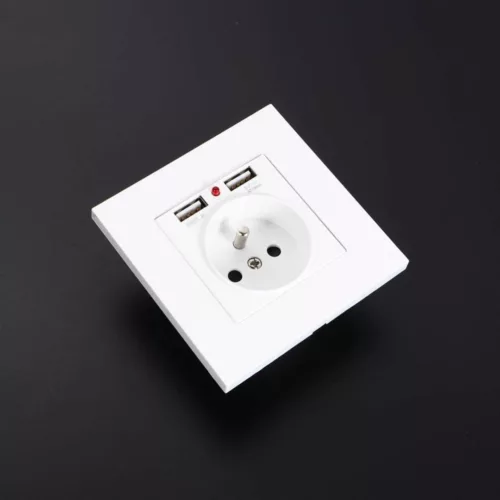 Caméra espion dans prise murale factice – Surveillance discrète à domicile – Filmez sans être repéré