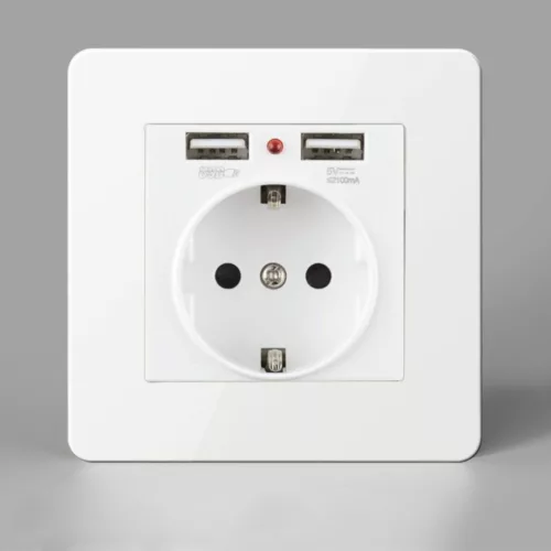 Caméra espion dans prise murale factice – Surveillance discrète à domicile – Filmez sans être repéré