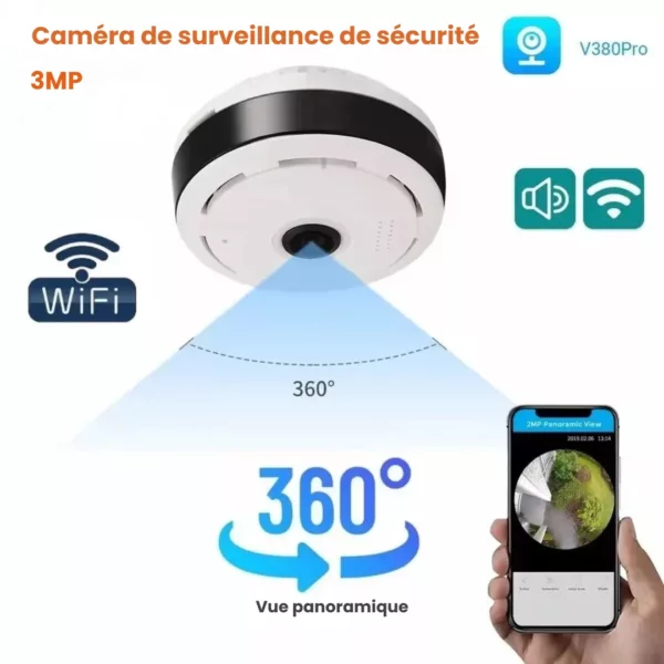 Caméra espion encastrable dans mur placo – Surveillance discrète et invisible pour maison ou bureau sécurisé