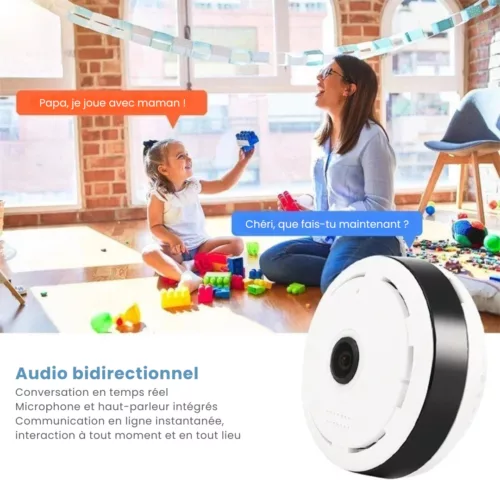 Caméra espion encastrable dans mur placo – Surveillance discrète et invisible pour maison ou bureau sécurisé