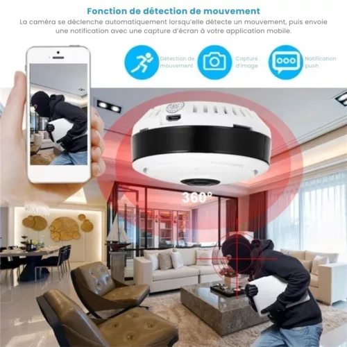 Caméra espion encastrable dans mur placo – Surveillance discrète et invisible pour maison ou bureau sécurisé