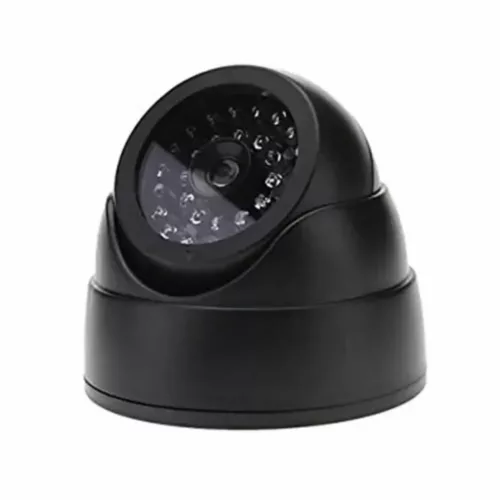 Caméra factice avec led rouge clignotante