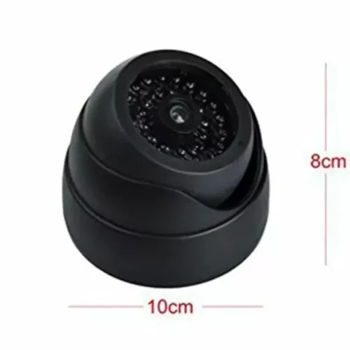 Caméra factice avec led rouge clignotante