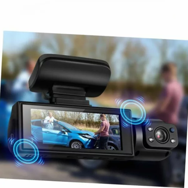 Caméra tableau de bord double objectif voiture – Sécurité maximale et preuves claires en cas d’accident