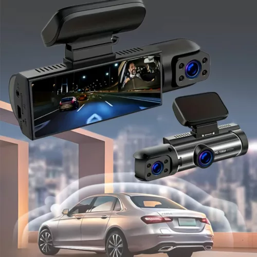 Caméra tableau de bord double objectif voiture – Sécurité maximale et preuves claires en cas d’accident