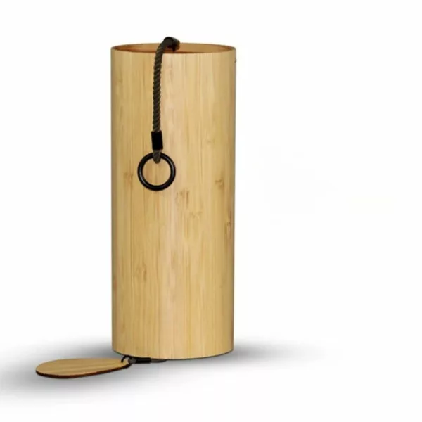 Carillon extérieur en bambou recyclé – Ambiance zen et naturelle pour jardin ou balcon – Éco-responsable et apaisant