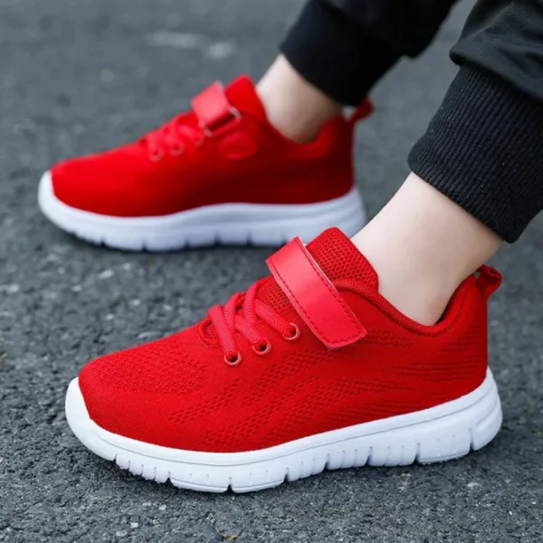 Chaussures fille été à scratch respirantes – légères, anti-transpiration, idéales pour les journées chaudes et actives