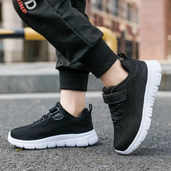 Chaussures fille été à scratch respirantes – légères, anti-transpiration, idéales pour les journées chaudes et actives