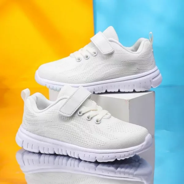 Chaussures fille été à scratch respirantes – légères, anti-transpiration, idéales pour les journées chaudes et actives
