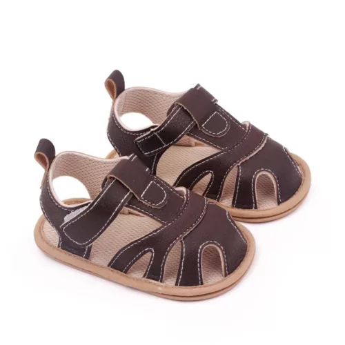 Chaussures ouvertes bébé marche antidérapantes – confort respirant pour premiers pas en sécurité