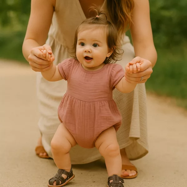 Chaussures ouvertes bébé marche antidérapantes – confort respirant pour premiers pas en sécurité