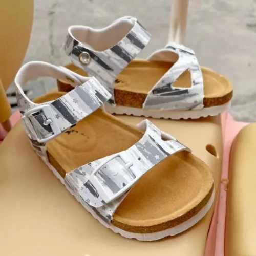 Chaussures ouvertes fille semelle anatomique – confort optimal pour pieds sensibles – look d’été stylé et respirant