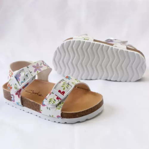 Chaussures ouvertes fille semelle anatomique – confort optimal pour pieds sensibles – look d’été stylé et respirant