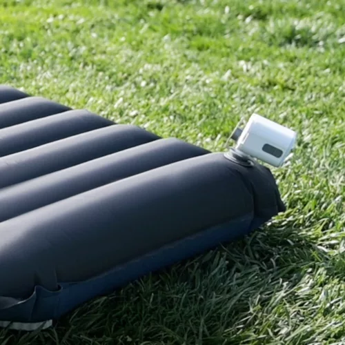 Compresseur portatif batterie pour camping – Gonflage rapide et sans fil de matelas, pneus et équipements en pleine nature