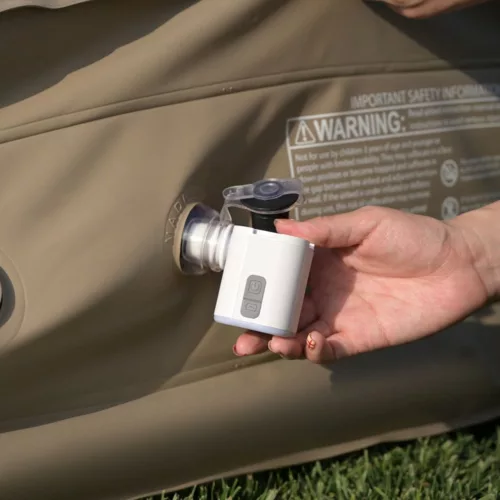 Compresseur portatif batterie pour camping – Gonflage rapide et sans fil de matelas, pneus et équipements en pleine nature