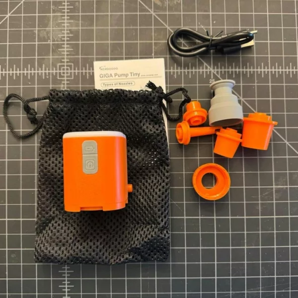 Compresseur portatif batterie pour camping – Gonflage rapide et sans fil de matelas, pneus et équipements en pleine nature