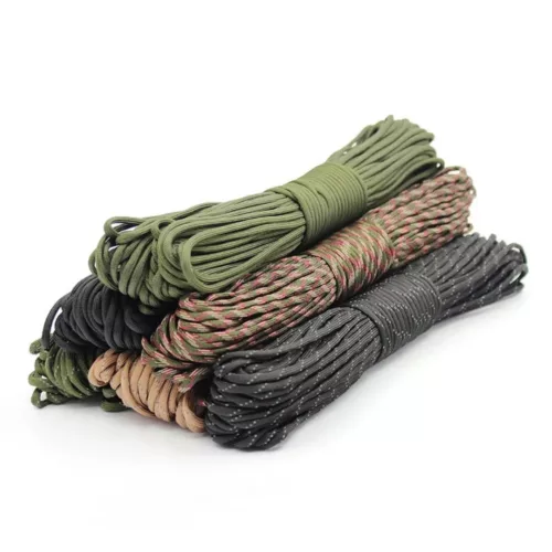 Corde paracorde 30 mètres randonnée – Ultra résistante pour survie, bivouac et aventures outdoor
