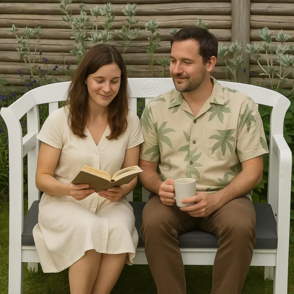 Coussin de banc extérieur résistant à l’eau – Confort durable et élégant pour jardin ou terrasse