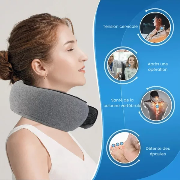 Coussin de voyage ergonomique mousse mémoire
