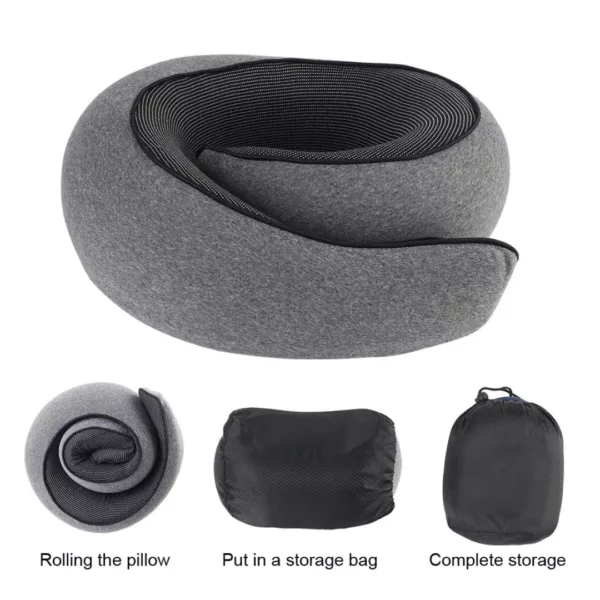Coussin de voyage ergonomique mousse mémoire