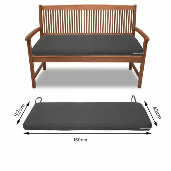 Coussin extérieur éhoudssable grande taille – Confort XL pour terrasse et jardin – Résistant & facile à entretenir