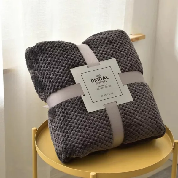 Couverture polaire légère pour voyage voiture – Confort ultra doux et chaleur nomade en déplacement
