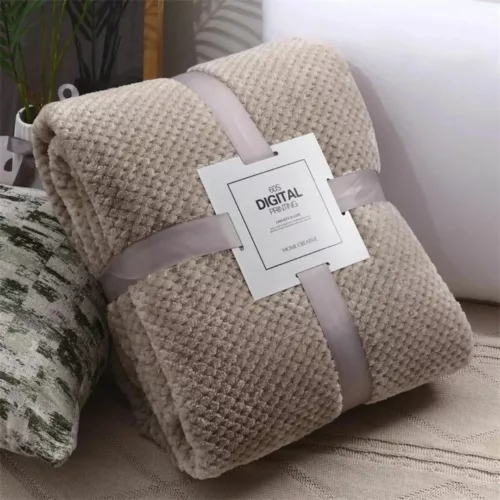 Couverture polaire légère pour voyage voiture – Confort ultra doux et chaleur nomade en déplacement