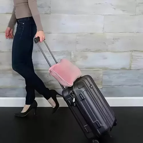 Couverture voyage légère compressible pour avion – Ultra douce et chaude, idéale en vol et facile à ranger