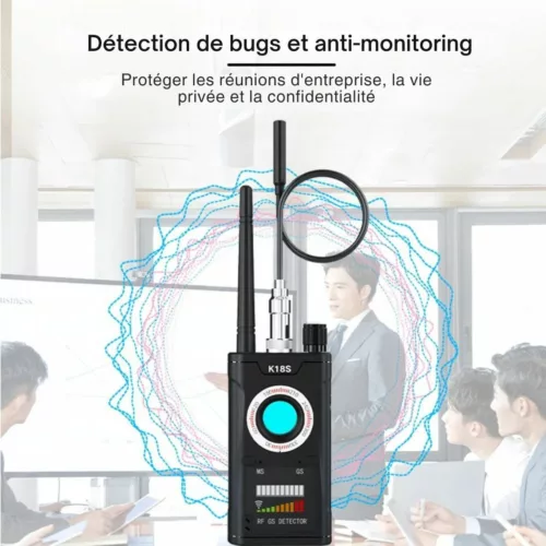 Détecteur espion multifonction lumière led intégrée – Protégez votre vie privée facilement, idéal maison et voyages