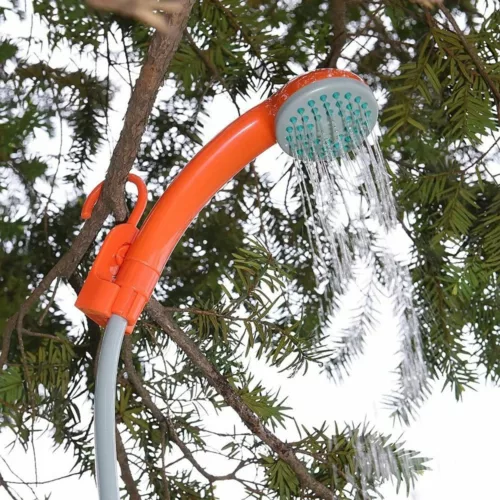 Douche de Camping Portable – Pratique et légère pour vos aventures en plein air – Hygiène nomade facile partout