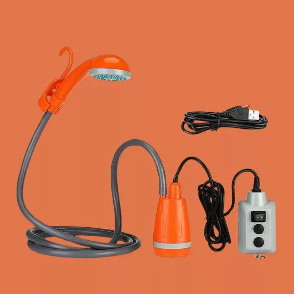 Douche de Camping Portable – Pratique et légère pour vos aventures en plein air – Hygiène nomade facile partout