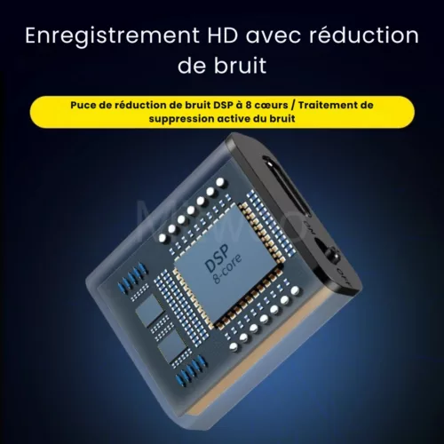 Enregistreur audio espion avec activation vocale – Discret, autonome et efficace pour surveillances secrètes