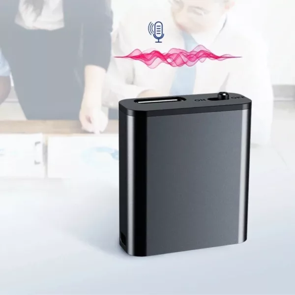 Enregistreur audio espion avec activation vocale – Discret, autonome et efficace pour surveillances secrètes