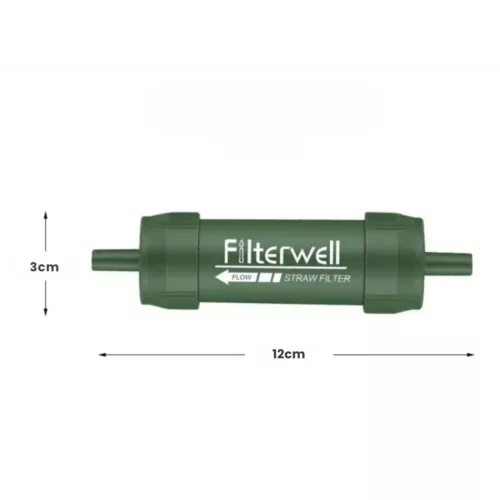 Filtre à eau randonnée sans paille – Ultra léger et compact pour boire une eau pure partout – Idéal trek et survie