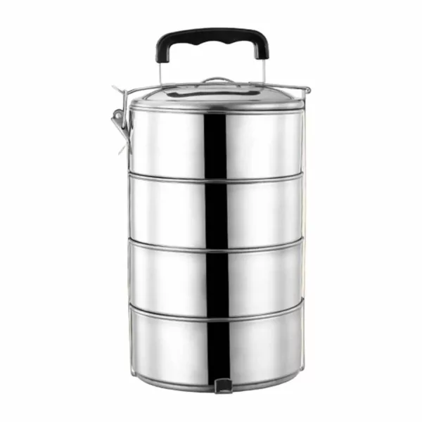 Gamelle inox empilable pour randonnée – Légère, anti-rouille et compacte pour repas nomades réussis