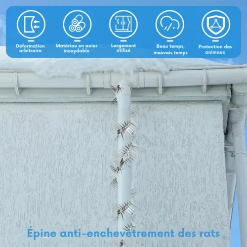 Grillage anti fouines pour toiture – Protection durable toit et combles – Empêche les intrusions de nuisibles efficacement