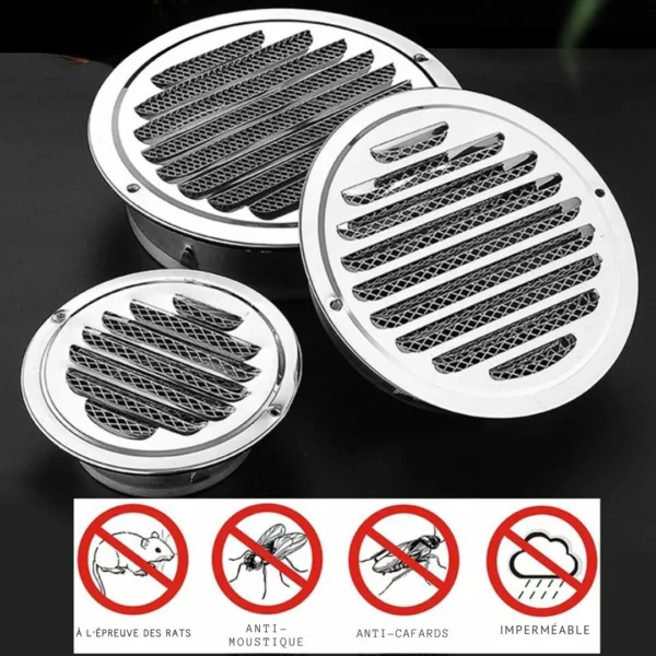 Grille anti rongeurs pour aérations maison – Protection efficace contre souris et rats – Installation facile et durable