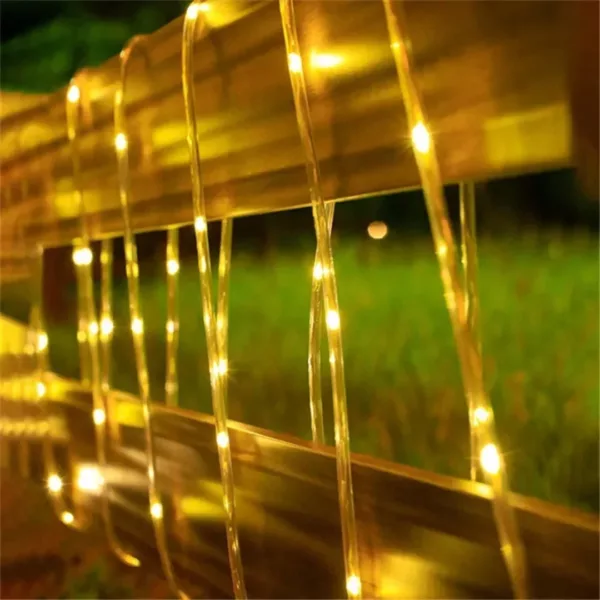 Guirlande extérieure solaire pour terrasse
