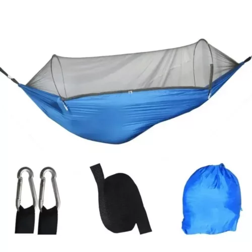 Hamac moustiquaire randonnée légère – Protection anti-insectes ultra légère pour bivouac confortable en plein air