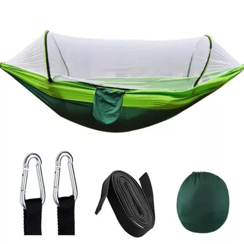 Hamac moustiquaire randonnée légère – Protection anti-insectes ultra légère pour bivouac confortable en plein air