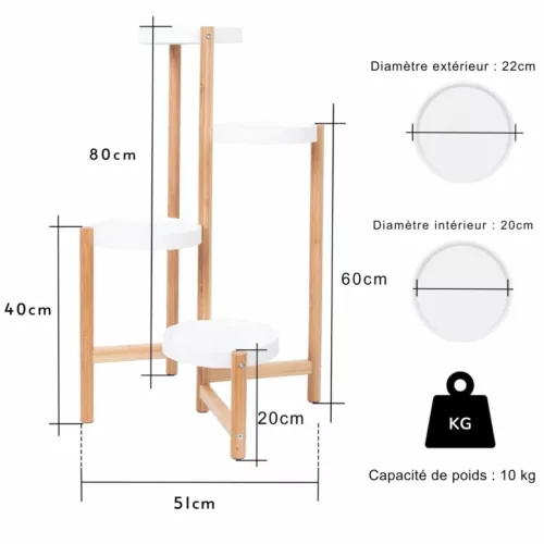 Jardinière d’angle pour balcon ou terrasse